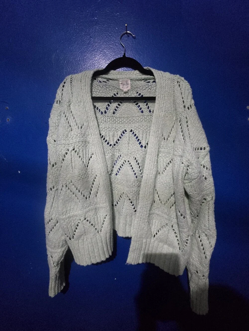 Hippie Rose sweater cardigan Preowned Size Medium